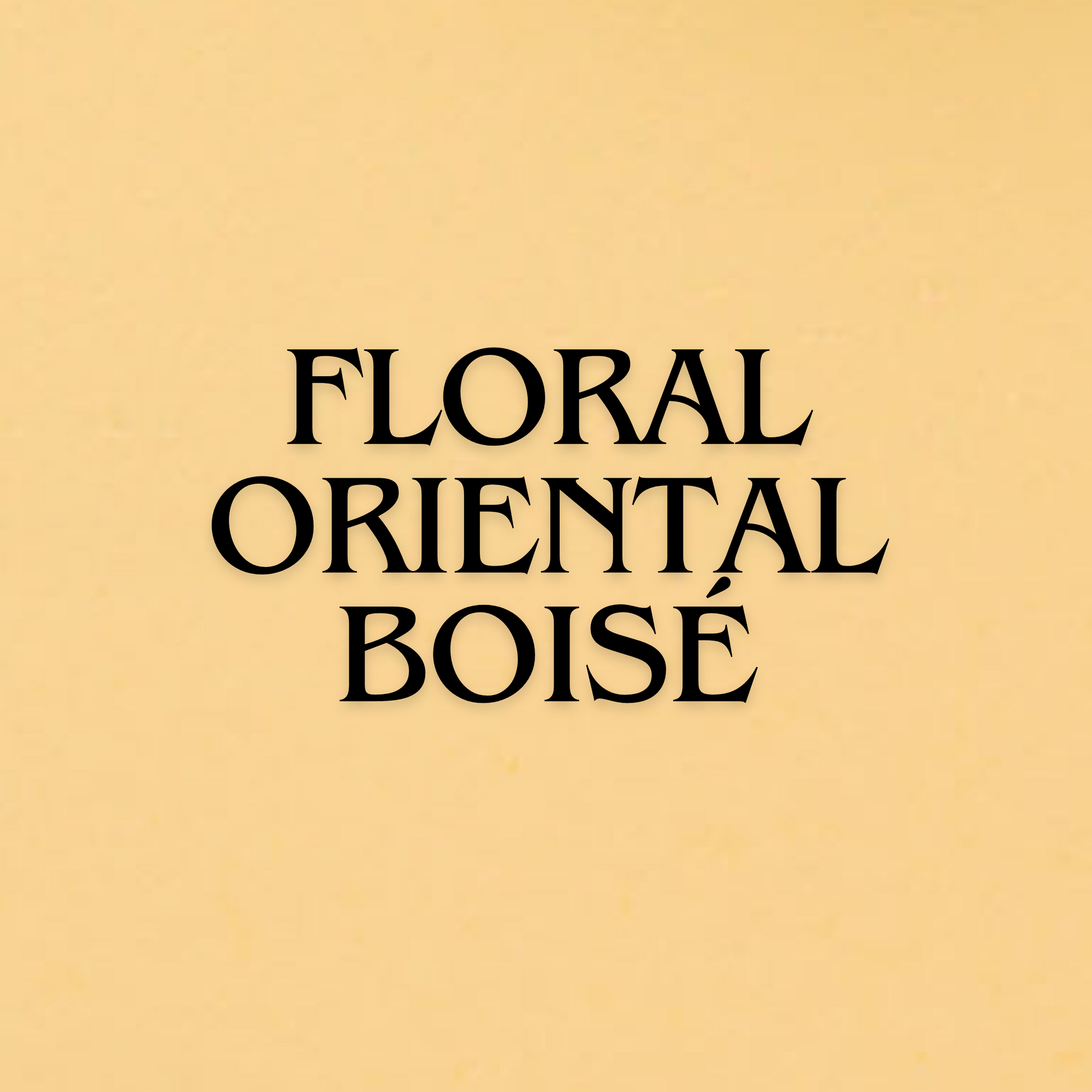 Floral Oriental Woody